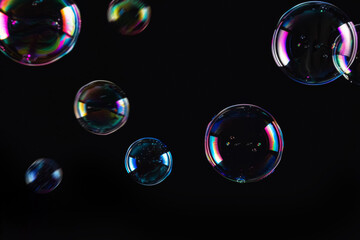 Aesthetic Soap Bubbles Effect Photo Overlays - High-Resolution Overlays, Dreamy and Whimsical Soap Bubble Effects, Perfect for Creating Magical and Creative Images. Generated AI