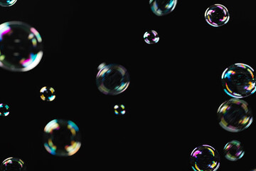 Aesthetic Soap Bubbles Effect Photo Overlays - High-Resolution Overlays, Dreamy and Whimsical Soap Bubble Effects, Perfect for Creating Magical and Creative Images. Generated AI