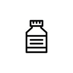 nutritional supplement black outline icon stamp label isolated on transparent background