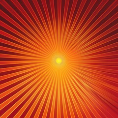 Abstract orange concentric sunburst, anime dynamic background.