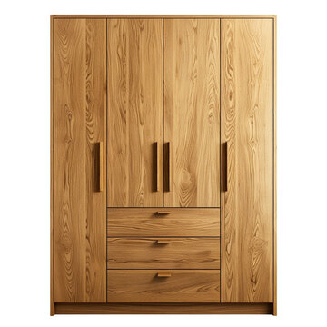 recommend clip art: Wooden wardrobe with doors and drawers clip art