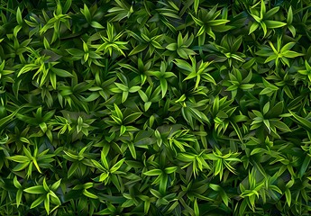 Seamless Green Grass Texture Background