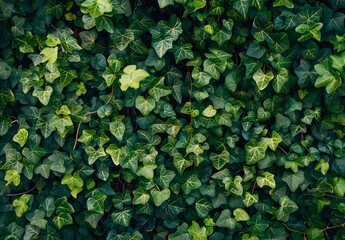 Green Ivy Wall Texture Background Photography