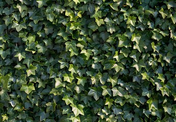 Seamless Green Ivy Wall Texture Background