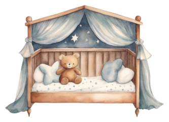 PNG Crib furniture cute bed.