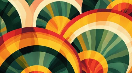 Obraz premium Abstract floral Summer wallpaper, background design with many colorful flowers. Generative Ai