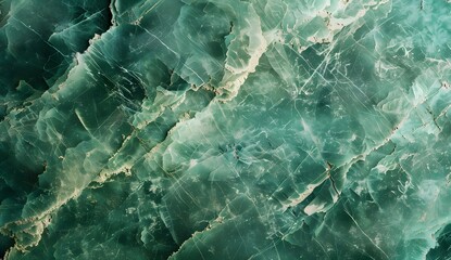 Obraz premium Realistic Green Marble Texture Background
