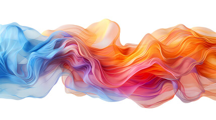 Abstract Colorful Swirling Shapes.