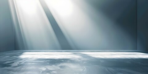 Ideal Gray Gradient Background with White Light for Product Display or Design. Concept Product Display, Design, Photography, Background, Gray Gradient