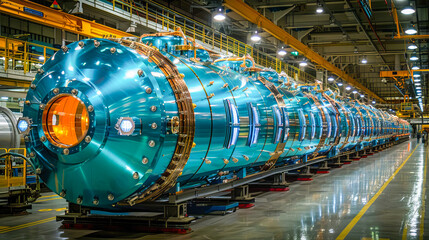 Factory producing modern small modular reactors for nuclear power