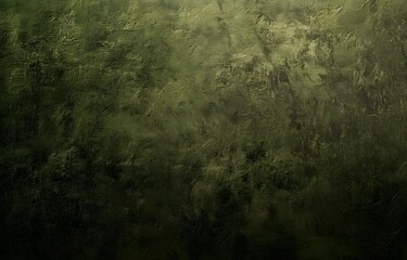 Olive Green Matte Texture Background - Empty Center Canvas