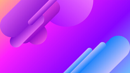 ABSTRACT ORANGE PURPLE PINK GRADIENT BACKGROUND ELEGANT   SMOOTH LIQUID COLORFUL DESIGN WITH GEOMETRIC SHAPES VECTOR TEMPLATE GOOD FOR MODERN WEBSITE, WALLPAPER, COVER DESIGN 