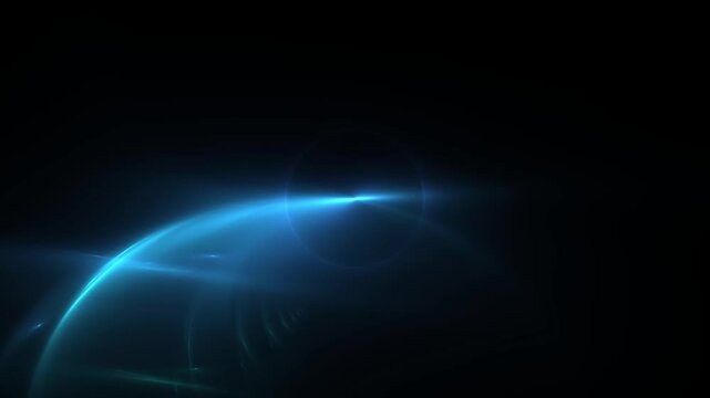 energievoll leuchtender dynamischer Lichtschweif, Energie, Strom, St&auml;rke, kraftvoll, schnelles Internet, Licht, Technologie, Wissenschaft, schwarz, blau
