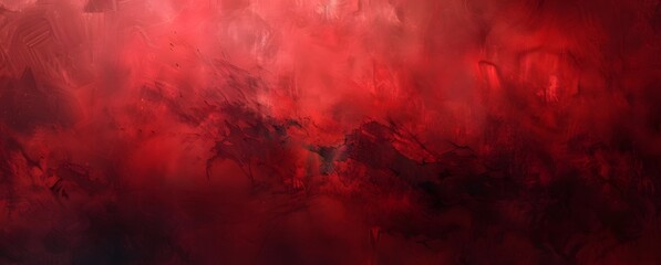Abstract Red Background with Dark Texture