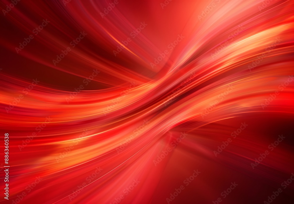 Wall mural abstract red swirling lines background with speed effect