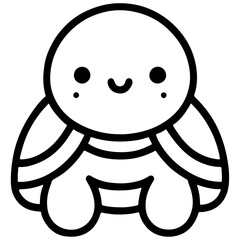 Adorable Tortoise Vector Collection with Artistic Line Art