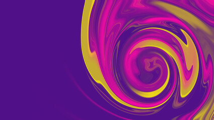 The image you sent me shows a blue and purple background with a swirling pattern There are no people or objects in the image It appears to be a digital art creation
