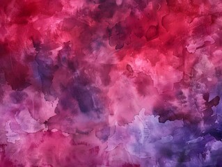 Fototapeta premium Abstract Watercolor Tie Dye Background Red Purple