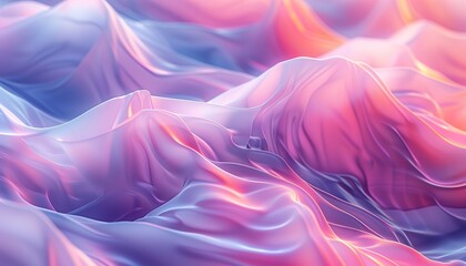 Obraz premium Abstract iridescent shape
