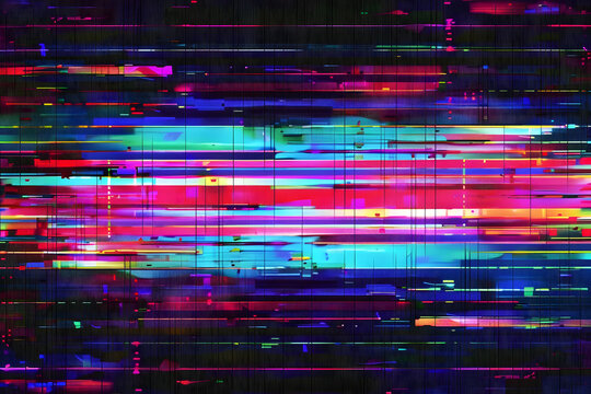seamless retro vhs scanlines or tv signal static noise overlay pattern television screen or video game pixel glitch damage background texture vintage analog grunge dystopiacore backdrop