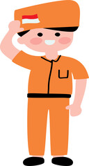 Indonesian Kids Cartoon Independence