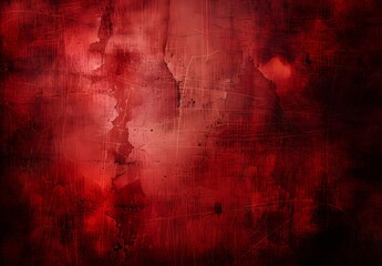 Obraz premium Dark Red Grunge Texture Background