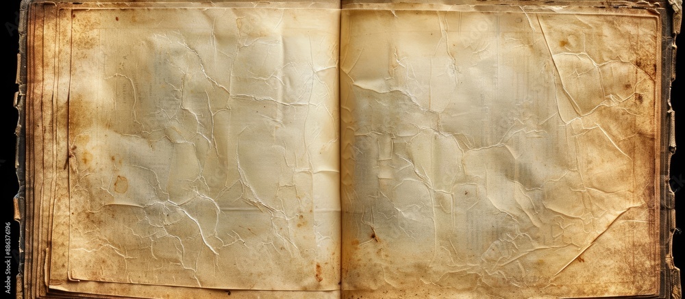 Aufkleber vintage book pages devoid of content offer copy space image