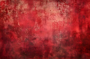 Obraz premium Red Grunge Texture Background - Distressed Surface