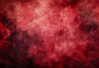 Abstract Red Grunge Texture Background
