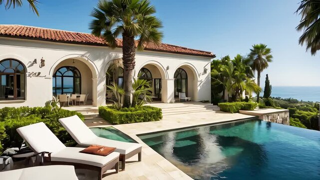 A luxurious Mediterranean style villa