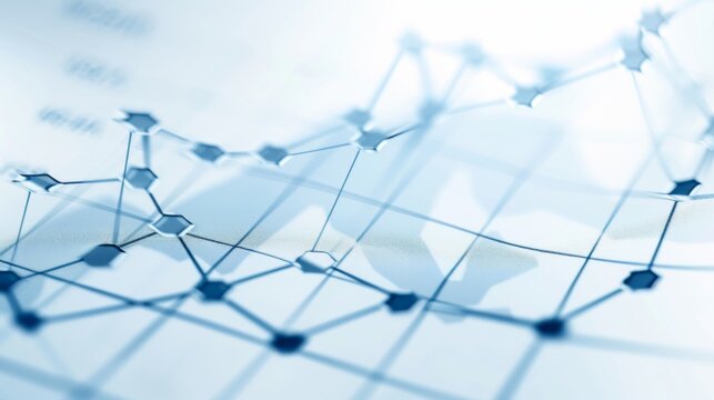 A close-up of a scatter plot graph depicting correlation analysis in scientific research