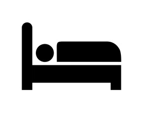 accommodation icon vector with simple design. hotel icon