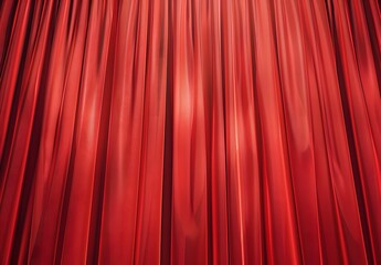 Red Theater Curtains Background for Presentation