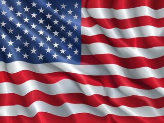 Naklejka premium United States Flag Celebration. Patriotic pattern and colors concept