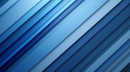 Obraz premium 3d background, solid materials, light and dark blue colores, gradient