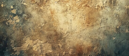Vintage stucco wall texture with grunge accents, ideal as a rough background with copy space image for text.