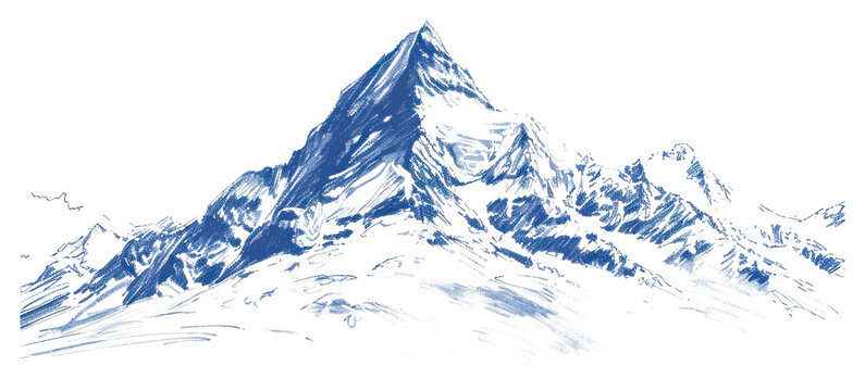 PNG  Antique of moutain mountain drawing nature.