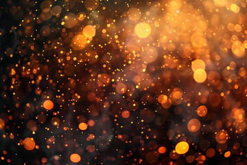 Multicolored fireworks over the blue surface of the lake at night ,Sky lanterns with fireworks, flying lanterns, floating lanterns, hot-air balloons , 