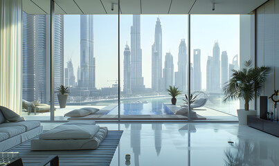 dubai skyline infinity pool appartment property for sale 2030