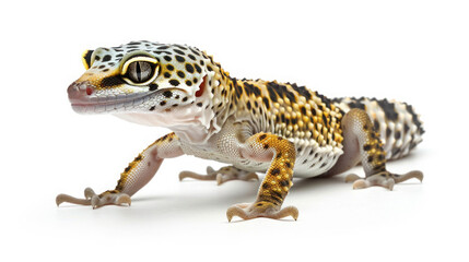 Fototapeta premium close up of a leopard gecko