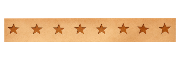 PNG Star pattern paper adhesive strip symbol white background blackboard.