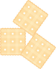 crackers clipart or illustration isolated on a white background. cute illustration of crispy crackers png.