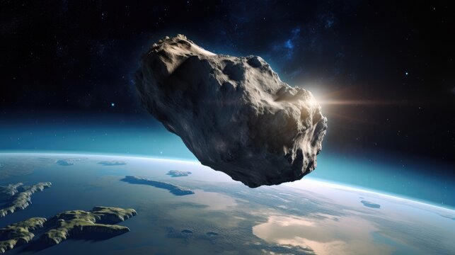 Close Encounter: Massive Asteroid Approaches Earth