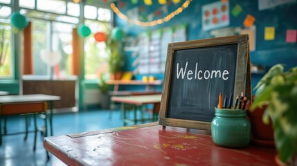 Inviting Back-to-School Classroom Display