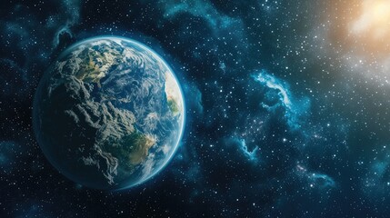 Obraz premium Asteroid Flyby: Earth in Danger