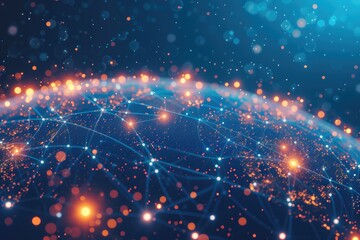 Obraz premium Data Integration on a Global Scale