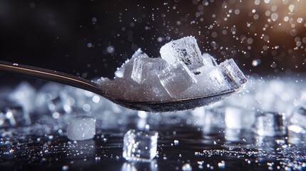 Capturing Sweetness: Elegant Sugar Cube Display