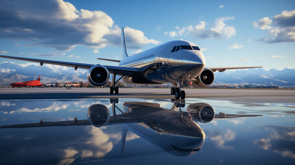 Naklejka premium flugzeug, flieger, avion, düsenflieger, flughafen, aviation, luft, anreisen, landebahn, militär, transport, fliegen, himmel, beförderung, fliege, flugzeug, fighter, fliegender, motor, landung, linienf
