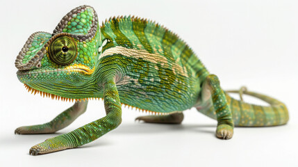 Naklejka premium chameleon isolated on white