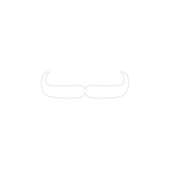 Classic Set of Moustaches Vector